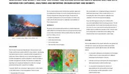 Planned burn mapping in Victoria using remote sensing