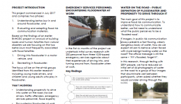 Flood risk communication to reduce vehiclerelated flood fatalities